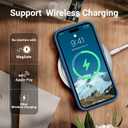 AOTESIER Compatible with iPhone 15 Case, Full Body Food-Grade Silicone Wear-Resistant, Anti-Drop Protection with Soft Anti-Scratch Microfiber Lining Phone Case for iPhone 15, 6.1 inch, Azure Blue