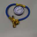 Belleone R134a Refrigerant Recharge Kit, AC Recharge Hose Kit with Gauge, R134a Freon Can Tap Recharging Hose with Detachable R134a Quick Coupler for AC Refrigerant System