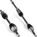 Front Left & Right CV Axle Shaft Assembly Fits for Toyota Camry 3.0L 3.3L 2002-2006 (3.0L 02-03 Camry Auto Trans Only), for Solara 04-08 & Highlander FWD 04-07, ES300 RX350, 1 Pair CV Axle Shaft Assem