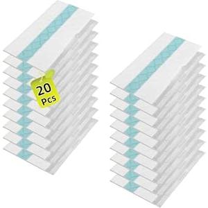 20 Packs of Mop Replacement Pads, Disposable Hard Floor Vacuum and Mop Pad Refills Compatible with VACMOP Pro VM252 VM251 VM250 VM200 VC205 QM250 VM190 VM200P12 VMP30 Cleaner Replacement Parts
