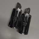 Front Rider Foot Pegs, Motorcycle Foot Rest Highway Foot Pegs Compatible with Harley Softail Breakout Street Bob Sport Glide Low Rider FXST 2018-2023 Chrome