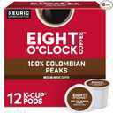 Eight O'Clock Coffee Colombian Peaks Keurig Single-Serve K-Cup Pods, Medium Roast Coffee, 72 Count
