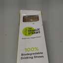 The Veggie Straws  100 PCS of 8.25 Inches Unwrapped Biodegradable Straws  Made of Vegetable Fibers, Best Environment Friendly Drinking Straws for Hot and Cold Beverages