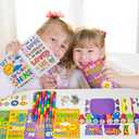 Cinrobiye 72 PCS Bible Coloring Books Party Favors Set Religious Party Favors Goodie Bag Fillers Christian Birthday Party Supplies DIY Scene Sticker Temporary Tattoo Crafts for Sunday School Church