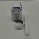 MR.SIGA Toilet Bowl Brush and Holder, Premium Quality, with Solid Handle and Durable Bristles for Bathroom Cleaning, White, 1 Pack (One Size)