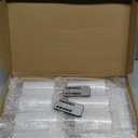 Flickering Flameless Candles Battery Operated with Remote and 2/4/6/8 H Timer Acrylic Led Pillar Candles Pack of 9 (D2.3 xH 6" 7" 8") with Realistic 3D Wick Candles for Home Decor(White)