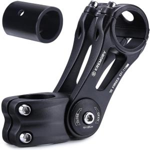 Bike Stem Universal 25.4mm and 31.8mm Adjustable Bicycle Stem Riser MTB Stem for Mountain Bike Road Bike BMX Length 110mm 130mm