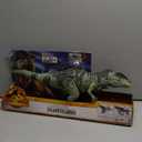 Mattel Jurassic World Dominion Strike 'n Roar Dinosaur Action Figure, Giganotosaurus Green Dino Toy with Striking Motion & Sounds