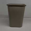 Rubbermaid Commercial Products Deskside Wastebasket/Trash Can, 10.25-Gallon/41-Quart, Beige, Plastic, Garbage Can for Home/Office, Fits Under Desk/Sink/Cabinet