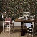 Erfoni 17.3" x118" Vintage Floral Peel and Stick Wallpaper Dark Floral and Bird Contact Paper DIY Self Adhesive Removable Wallpaper for Bedroom Cabinets Decor Retro Boho Flower Leaf Wall Paper