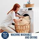 OLANLY Twin Quilted Fitted Mattress Pad  Soft Pillow Top Mattress Topper, Down Alternative Fill, Cooling Comfort Breathable Mattress Cover, Machine Washable Deep Pocket Mattress Protector, Beige