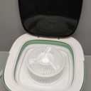 Portable Washing Machine, Mini 16L Foldable Laundry Machine with 3 Modes Deep Cleaning, Upgraded Small Collapsible washer for Hotel, Apartment, Home and Travel - Green