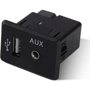 AUX USB Jack Port 28023-9HT0A Compatible with Nissan Altima 2015-2018 & Murano 2015-2019 Audio Input Adapter for Center Console