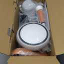 Umatoll Colorful Lighting Baby Balance Bike Toys for 1 Year Old Boys Gifts, Adjustable Seat Baby Walker, One Year Old Boy Birthday Gifts, 12-24 Months Toddler First Ride on Toys (Black)