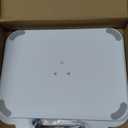 suptek Laptop Stand for Desk, Adjustable Computer Notebook Stand with 360 Rotating Base, Ergonomic Laptop Riser for Collaborative Work, Foldable & Portable Laptop Stand,fits for 11-17" Laptops,White