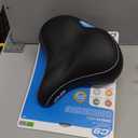 Sunlite Cloud-9 Bicycle Suspension Cruiser Saddle, Cruiser Gel, Tri-color Black