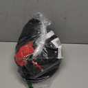 WOTOGOLD Men and Women Adult Pajamas Sportswear Hooded Unisex Jumpsuit (Medium, Black With Red Zipper)