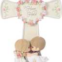 Precious Moments Wedding Cross | Bride & Groom | Religious Gift | 6.75in Resin Cross