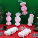 6PcS Candy Christmas Decorations Fake Candyland Tree Decorations Small Candy Ornaments Party Adornos para Arbol De Navidad Modern Christmas Decor Giant Cute Ornament