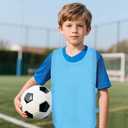 baotongle 6 Pack Pennies Scrimmage Training Vest for Soccer Scrimmage Vest Practice Jersey for Adult Youth