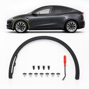 Front Right Passenger Side Fender Trim Compatible with Tesla Model Y Juniper 2025-2026, Replace 1937599-00-C Fender Trim Wheel Arch Molding Flare