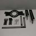 Wheel Fitment Tool, Offset Measuring Mockup Tool, 5 Lug Wheel Simulator for Fits 14-22" Rims, 8-14" Tire Widths, 2.5-11.5" Sidewalls, 3-12" Clearance