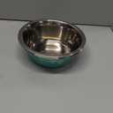 Stainless Steel Dog Bowls, Nonslip Rubber Bottom No Spill Proof Skid Metal Insulated Dog Bowls for Large Medium Small Breed Dogs (Green, 3.6 Cups/29 OZ)
