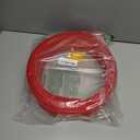 Portable DIY 16ft Flexible Race Track with Roll-Up Storage Compatible with 1/64 Diecast Cars Ages 3+Includes 6 Racing Cars Christmas Decorations for Kids (Red)