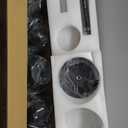 Depuley Ceiling Fan Without Light: 52 Inch 3 Blade Indoor Outdoor Fans for Patios - Black Ceiling Fan No Light Remote Control Living Room Fans Ultra Quiet DC Motor Reversible 6 Speed Timer