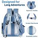 Cat Backpack Carrier with Large Space Bubble Window, Airline Approved Breathable Pet Carrier for Small Dogs Cats up to 15lbs, Foldable for Travel Hiking & Outdoor Use