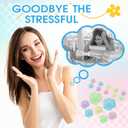 2 x 17 Pcs Squishy Paw,Glow in The Dark Squishies Paw,Three Different Sizes of Squishy Paw Stress Relief Soft Silicone Sensory Fidget Toys for Adults & Kids(2 Large +5 Medium +10 Small)