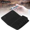 Harmonica Carry Case - Portable 7-Holder Storage Bag with Soft Internal Slots for Harmonicas and Accessories