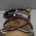 Beebiepet Heavy Duty Tactical Dog Harness for Large Dogs, No Pull Adjustable Pet Harness Reflective Service Training Easy Control Pet Vest Military K9 Working Dog Harnesses-X- Large, Brown