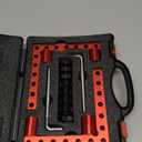 Mycuppca Corner Clamp for Woodworking, 4-Pack 90 Degree Right Angle Clamp with Storage Box, 5.5" x 5.5" Aluminum Alloy Precision Positioning Clamping Squares for Picture Frames, Boxes, Cabinet, Drawer