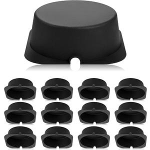 Tuanse 15 Pcs Recessed Light Cover 8.6 x 8.6 x 2.9 Inch Fire-Resistant and Energy-Saving Light Insulation Protect Cover for Attic, Black