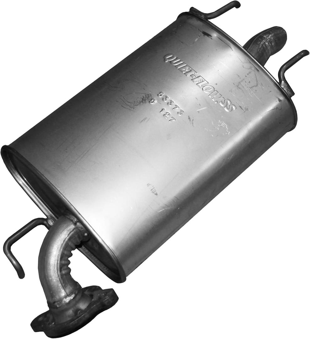 Walker Quiet-Flow SS 53373 Direct Fit Exhaust Muffler Assembly 2" Inlet (OD) 2" Outlet (OD) for Toyota Highlander