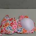 Fanuerg Women's High Waisted Bikini Sets Wide Straps Two Piece Swimsuit Floral Print Bathing Suits (Medium)