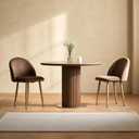 Big Dining Chairs Set of 2, Velvet Chairs