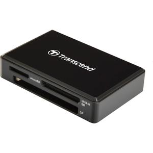 Transcend All-in-1 UHS-II Multi Card Reader, SDHC/SDXC/microSDHC/SDXC/CF UDMA, Black - TS-RDF9K2