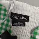 City Chic Amber Puff Sleeves Pleated Set XS