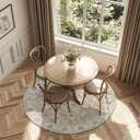 6ft Vintage Floral Round Rug, Circle Washable Rug, Taupe
Distressed Floral Design, Soft Low Pile Surface, Non Slip, Pet Friendly, Easy Care, Living Room Bedroom Diningroom Playroom
