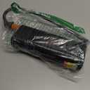 Tire Inflator Portable Air Compressor - 150PSI Fast Cordless Air Pump for Car Tires, Rechargeable Bike Tire Pump with Digital Pressure Gauge, LED Light for Cars, Bicycles, Balls and More (Orange)