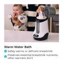 Baby Brezza Smart Baby Bottle Warmer, Breastmilk Warmer + Defroster Free App - Different Temperatures for Breastmilk + Formula - Universal Fit for All Bottles + Milk Bags - Calentador de Biberones