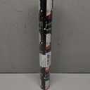 WRAPAHOLIC Reversible Vintage Christmas Wrapping Paper - Mini Roll - 17 Inch x 33 Feet - Black Jolly Santa Wrapping Paper and Red Merry Christmas Design with Metallic Foil Shine for Holiday, Party