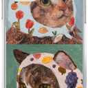 Cool Cat Case for iPhone 13, Cute Cat Painting Case for iPhone 13, Cool TPU Bumper Case Cover