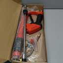 Upgraded Pressure Washer Gun with Extension Replacement Wand, M22 Fitting,7 Inch 30 Degree Curved Rod, 5 Nozzle Tips, 5000 PSI, 47 Inch