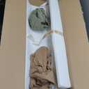 Muslin Baby Changing Pad, 2 Pack Muslin Soft Cotton Covers & Waterproof Lining Foam Diaper Changing Table Pad 32" x 16.6" Mat for Dressers & Table (Khaki+Sage Green)