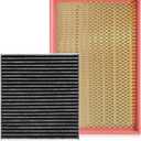 Comb Engine Cabin Air Filter for Ram 1500 2026 2025 2024 2023 2022 2021 2020 2019 (Except 3.0L&6.2L)
