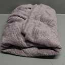 NEWCOSPLAY Super Soft Throw Blanket Light Purple Premium Silky Flannel Fleece Leaves Pattern Lightweight Bed Blanket All Season Use (Light Purple, Throw(50"x60"))