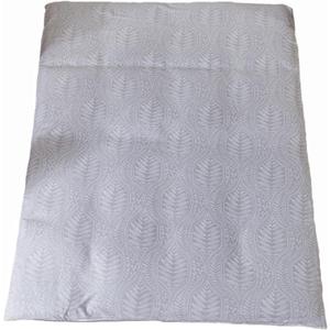 100% Cotton Futon Cover for Japanese Futon Floor Mattress with Zipper Twin Full Queen Machine Washable Super Soft (Grey Leaf, Twin)